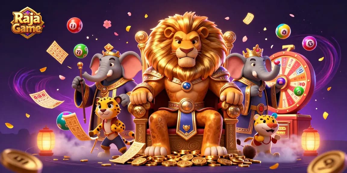 Engage in thrilling games at Raja Game with exciting lottery actions and vibrant visuals.