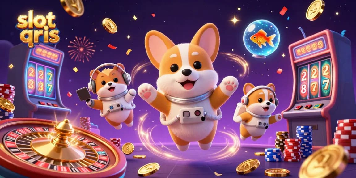 Spin the reels in thrilling slot qris gameplay, featuring fun animations and immersive casino elements.