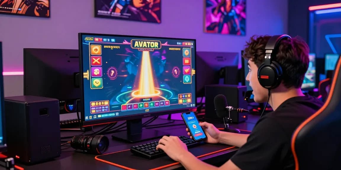 Aviator crash game player engaged in thrilling gaming experience with instant cashouts.