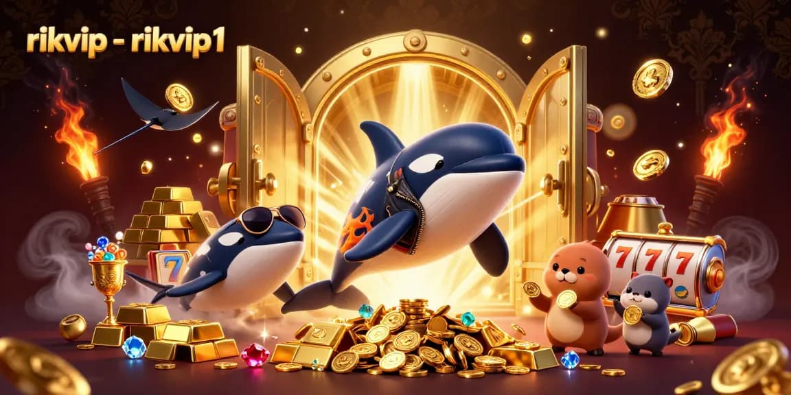 Engage with rikvip - rikvip1's thrilling casino atmosphere featuring dynamic characters and exciting gambling elements.