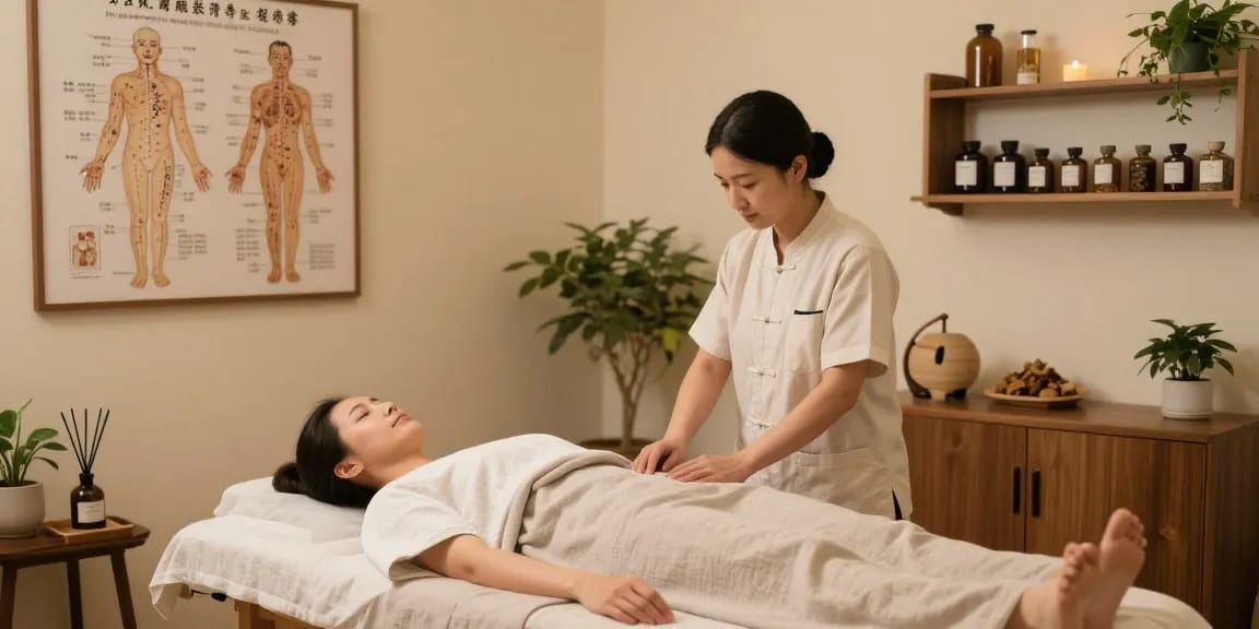 Experience holistic healing at 영통한의원, with serene treatment rooms and professional acupuncturists.