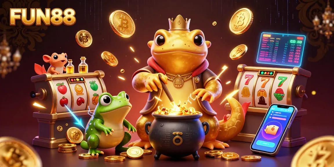 Play thrilling slots and win big at FUN88 with vibrant 3D casino action.