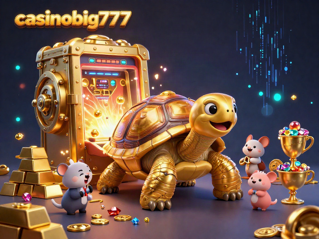 Experience the thrill of winning with casinobig777 in a vibrant, dynamic casino scene filled with treasure!