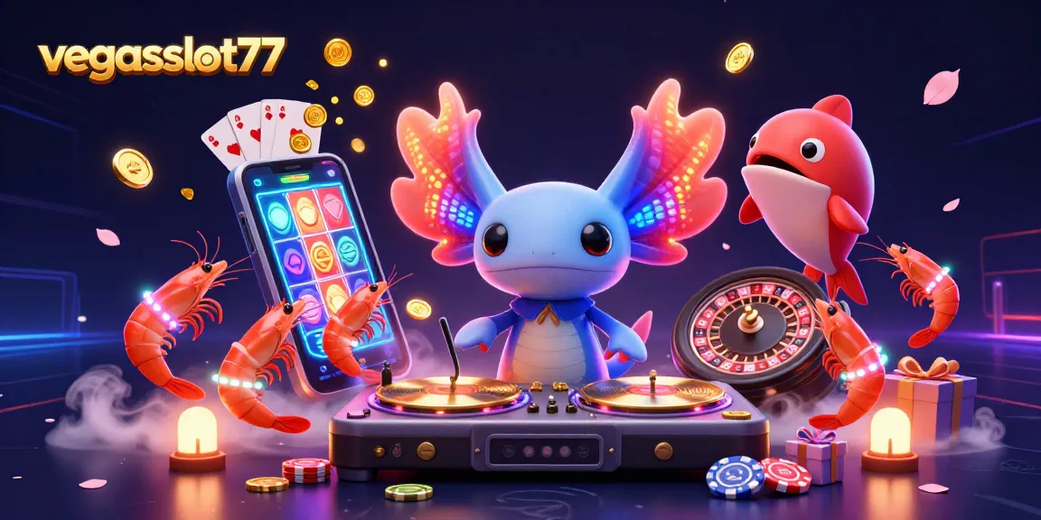 Experience thrilling gameplay at vegasslot77 with vibrant slot games and energetic casino characters.