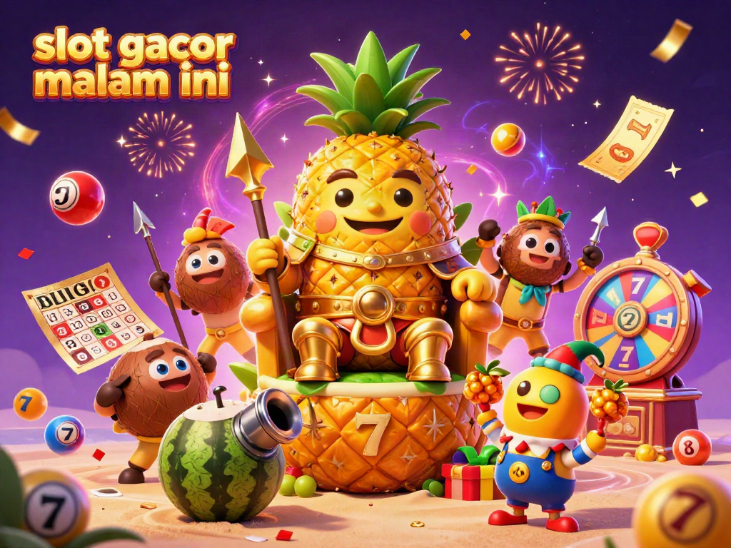 Raih jackpot dengan permainan slot gacor malam ini yang penuh dengan elemen kasino yang ceria.