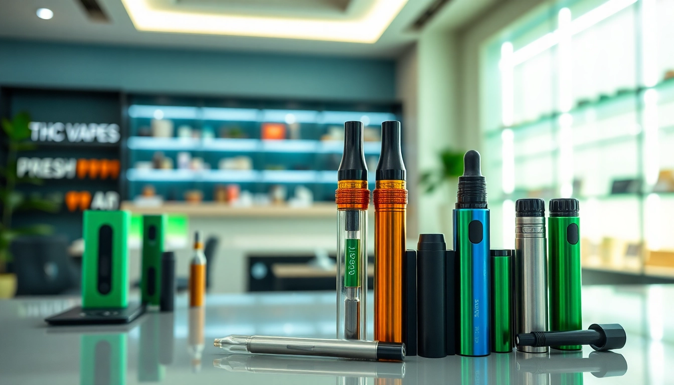 THC VAPE GERMANY: Exquisite choices of THC vape products in a modern vape shop.