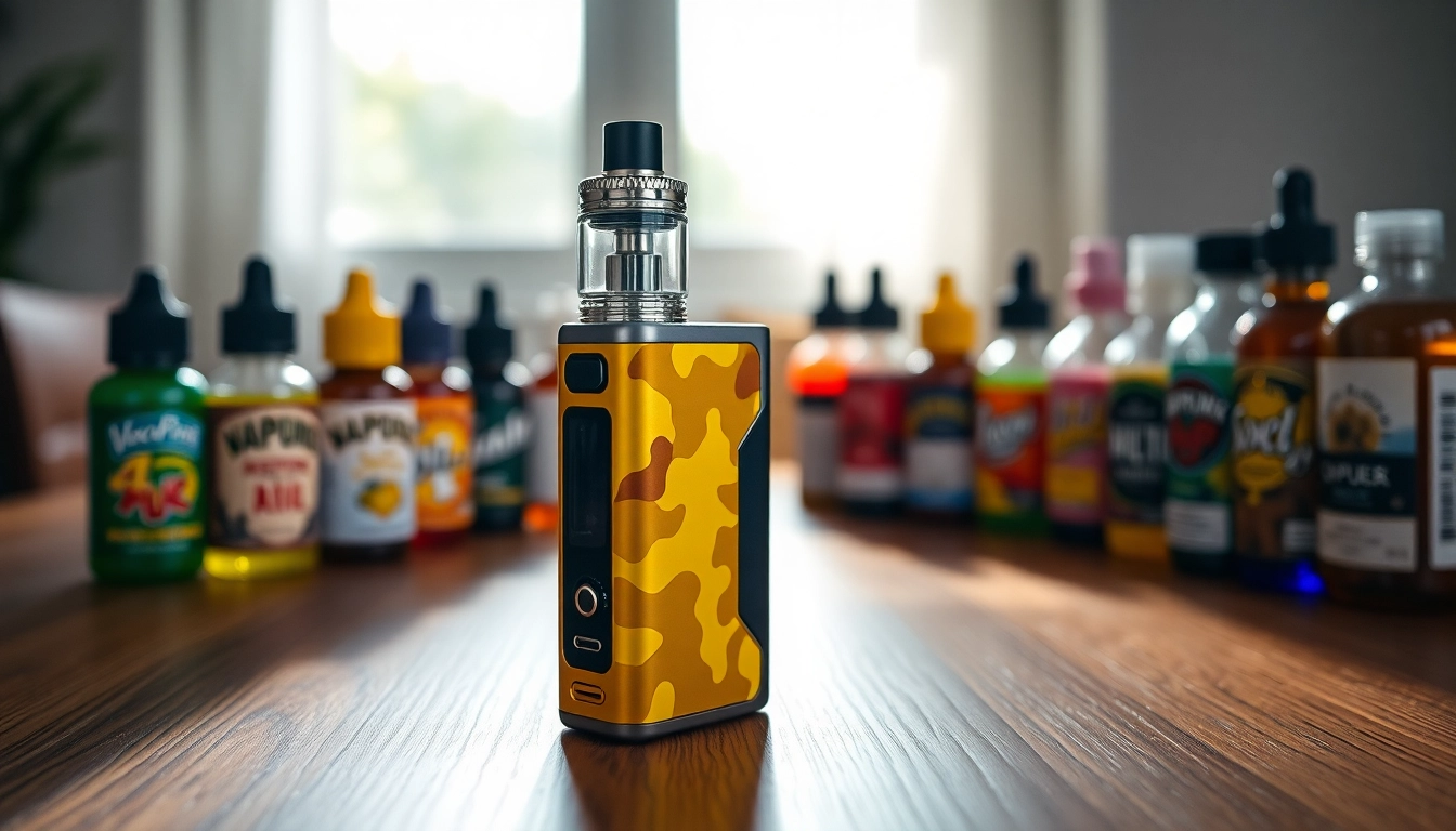 Используйте Vaporesso XROS 4 Mini Camo Yellow для идеального вейпинга.