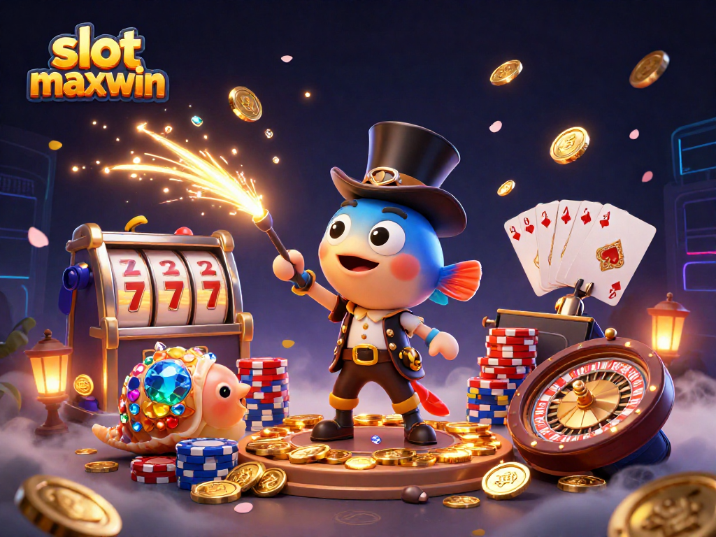 Slot maxwin yang memikat dengan karakter 3D lucu dalam latar penuh harta dan aksi.