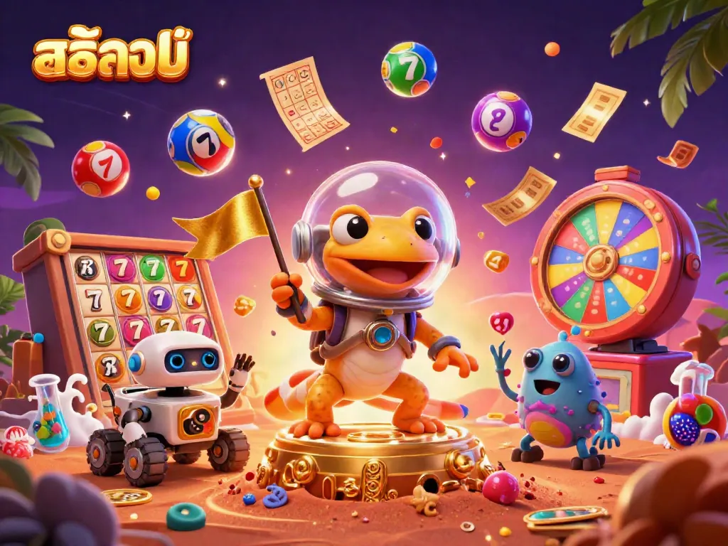 Experience excitement with สล็อตแท้ตรง in a vibrant casino scene filled with dynamic game elements