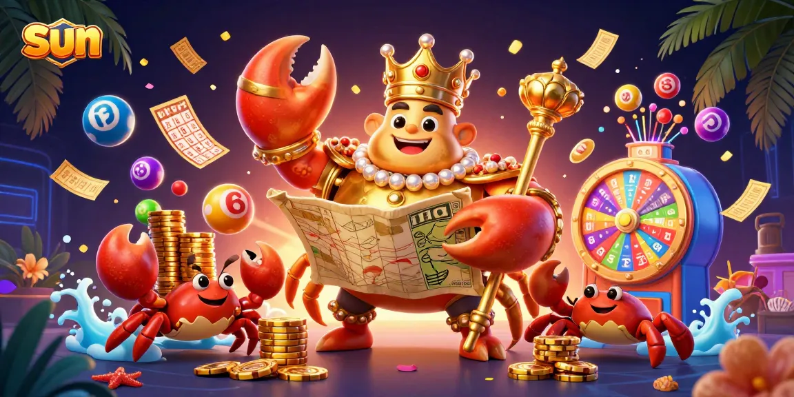 Join the exciting sun-themed gambling adventure with a treasure map and golden crab emperor.
