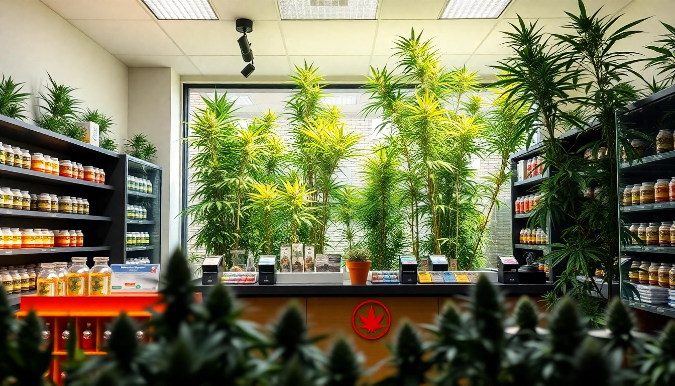 Find where can you buy weed at a welcoming dispensary with colorful products and a bright atmosphere.