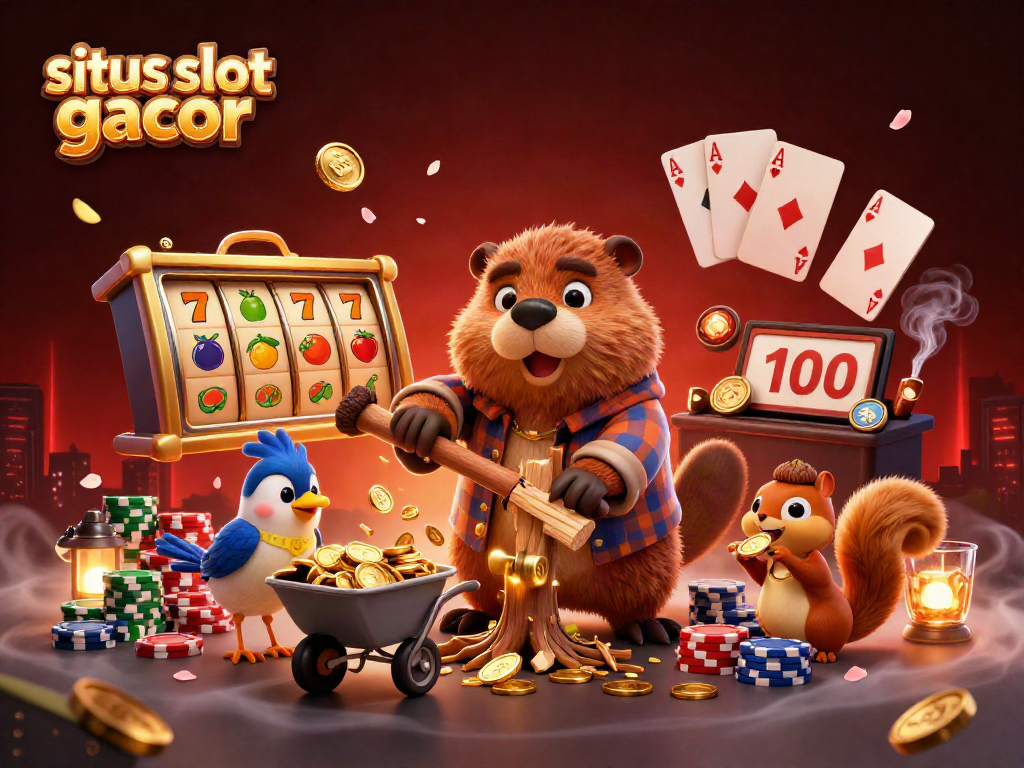Menangkan beragam jackpot di situs slot gacor dengan karakter kartun mengumpulkan koin emas.