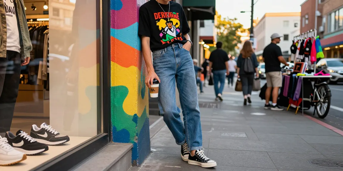 Fashion-forward individual engaging with urban street style, inspired by the vibrant atmosphere of https://shs-dome5.com/.