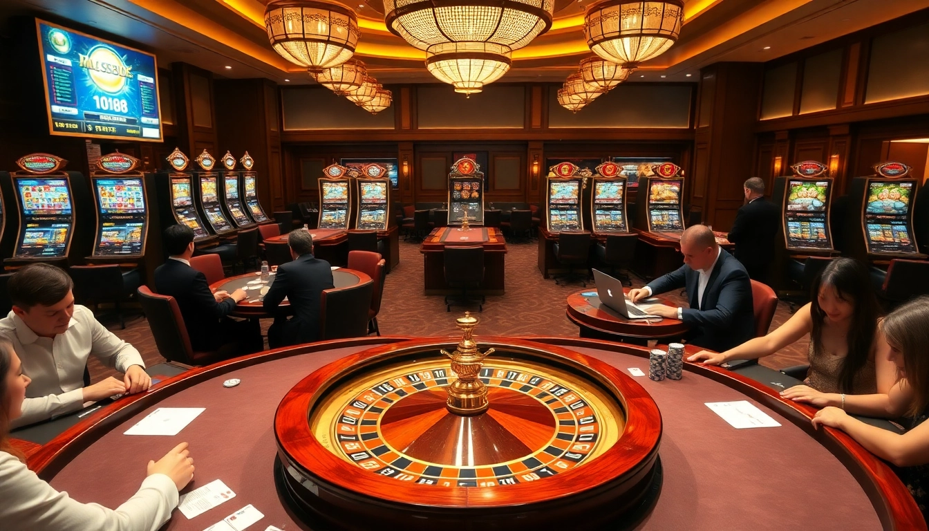 Experience the thrill of mg188 casino with dynamic card games and vibrant slot machines.