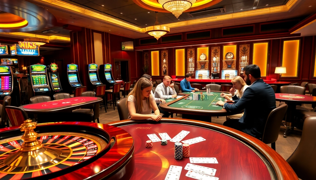 Experience the thrill of win55 online casino with vibrant gaming tables and exciting players.