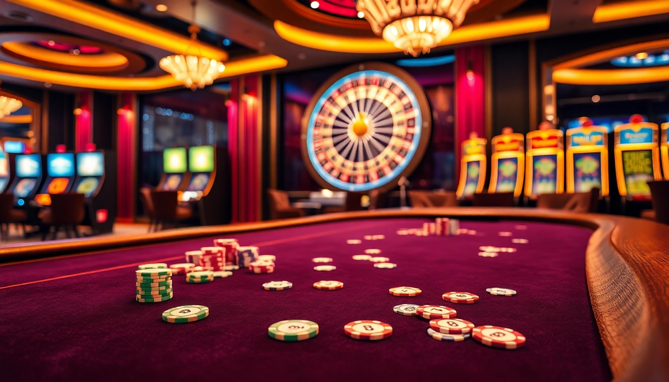 Players engaging in a thrilling BJ388 poker game at a luxurious casino table.