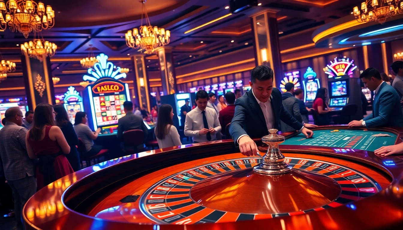Experience the thrilling atmosphere of bk8th with live poker and exciting roulette tables.